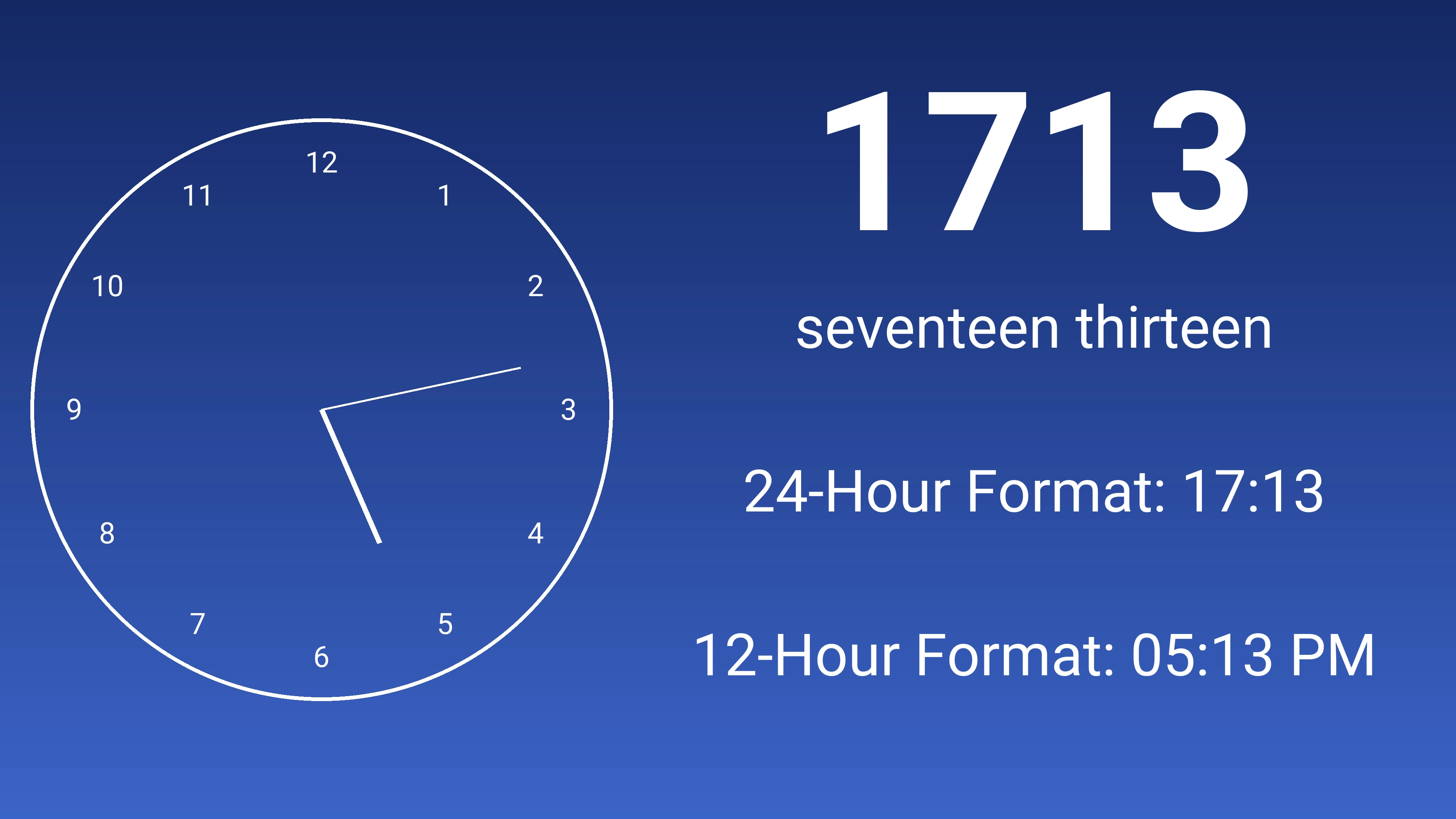 1713 military time