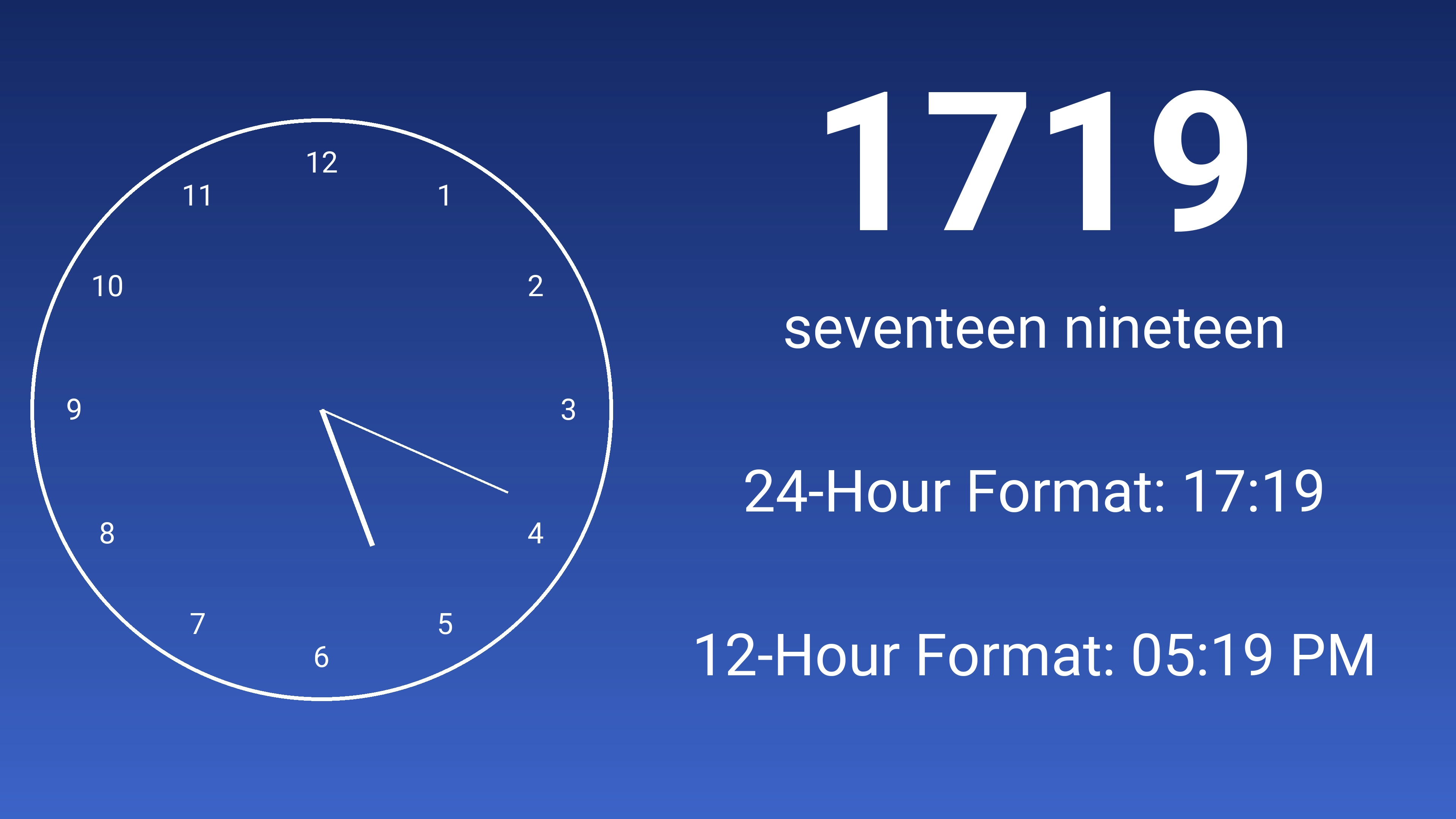 1719 military time