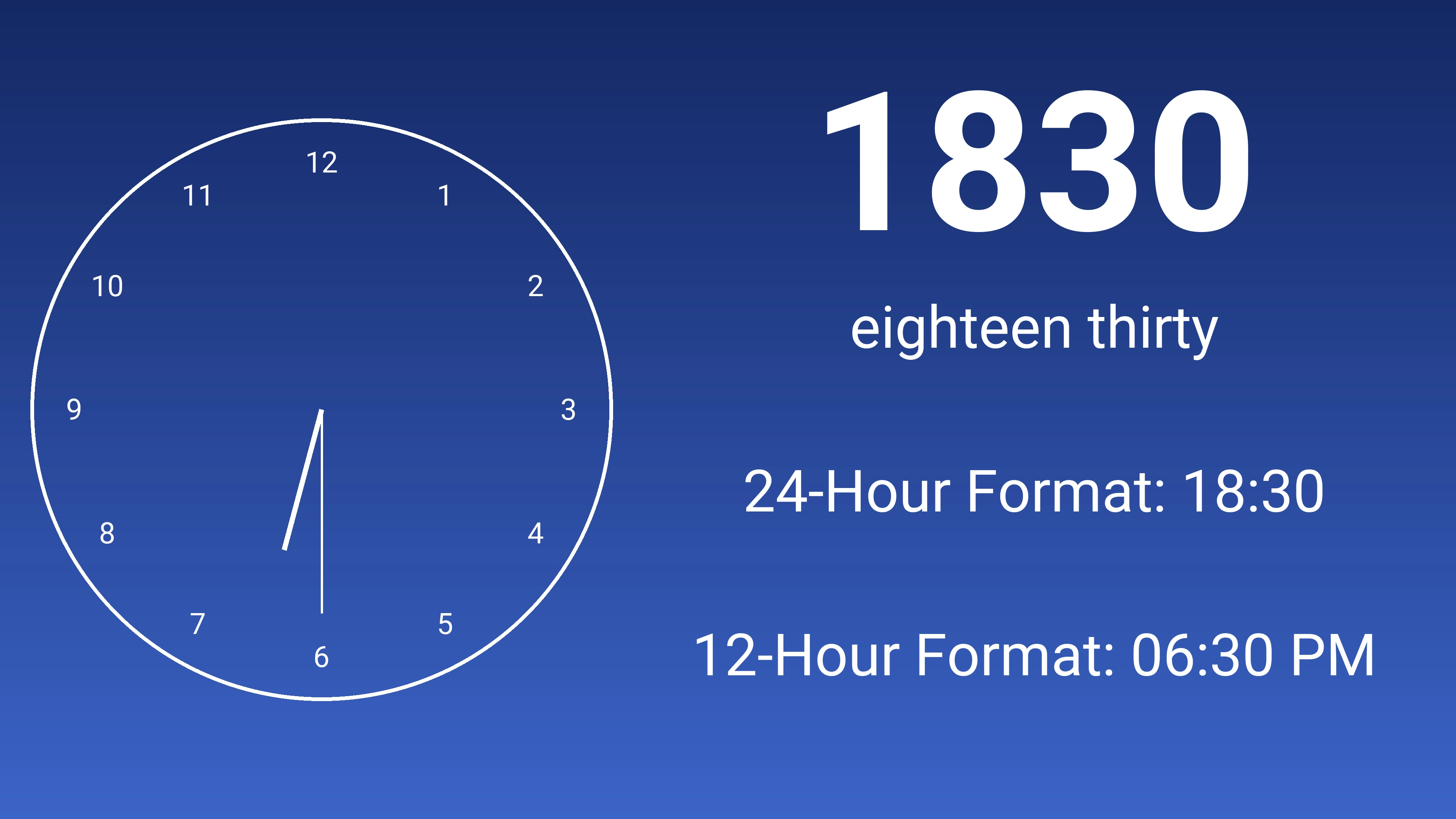 1830 military time