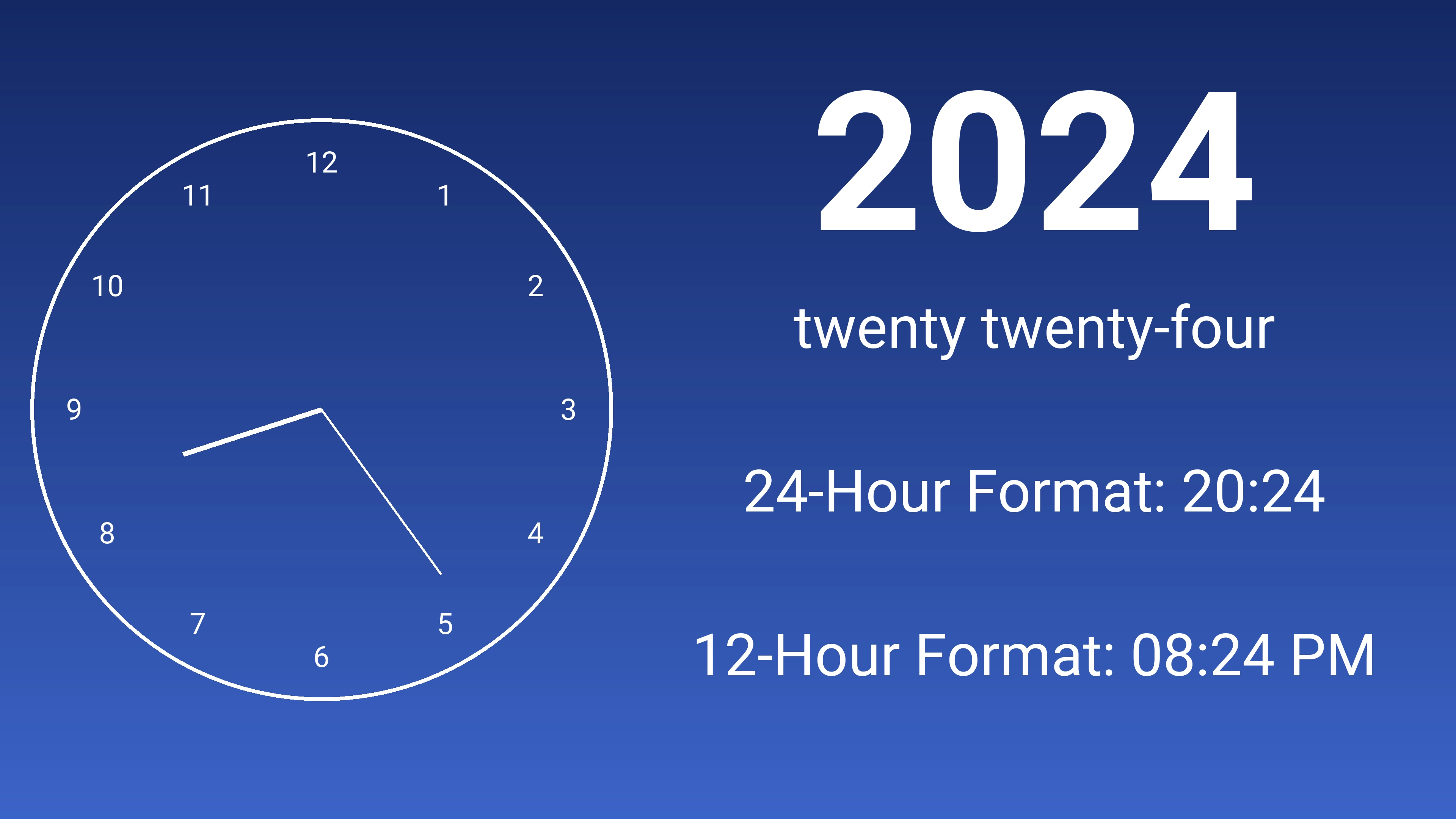 2024 military time