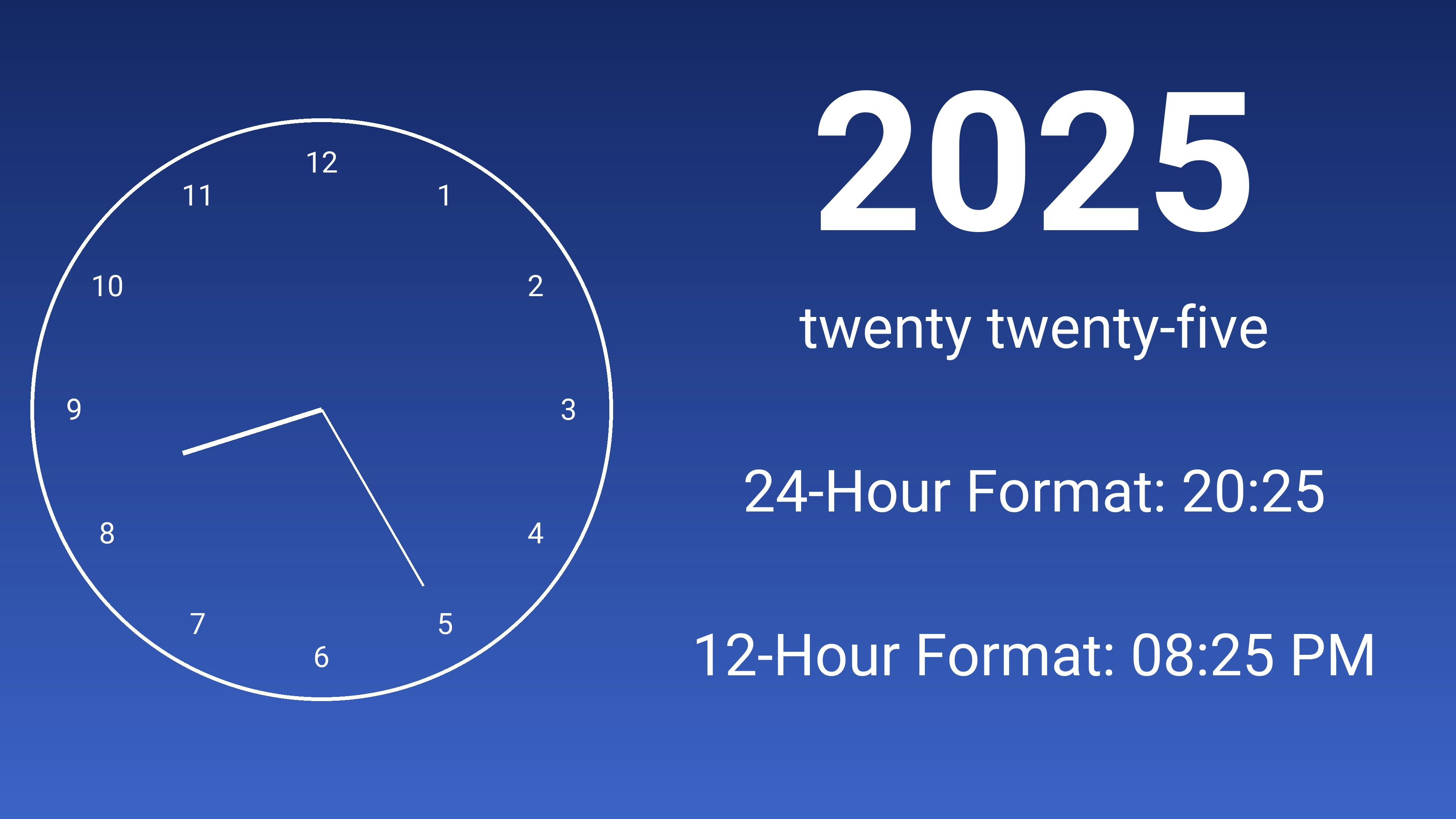 2025 military time