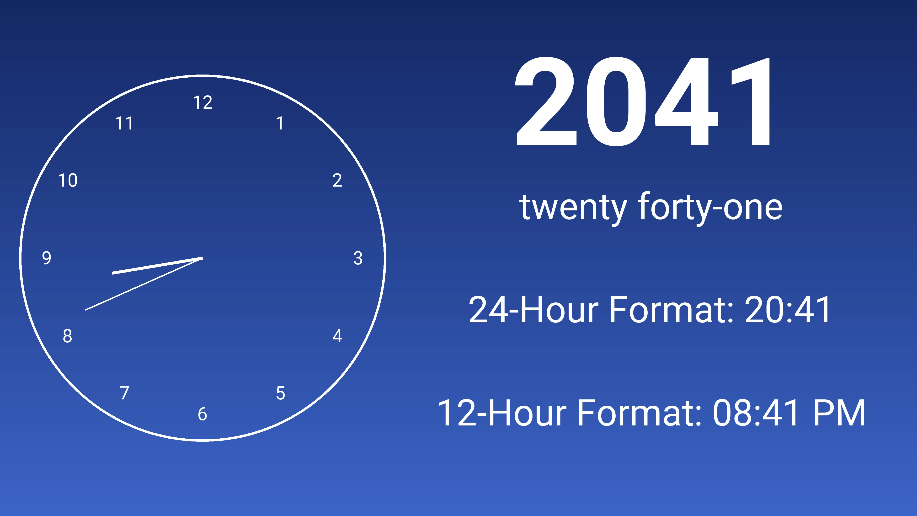 2041 military time